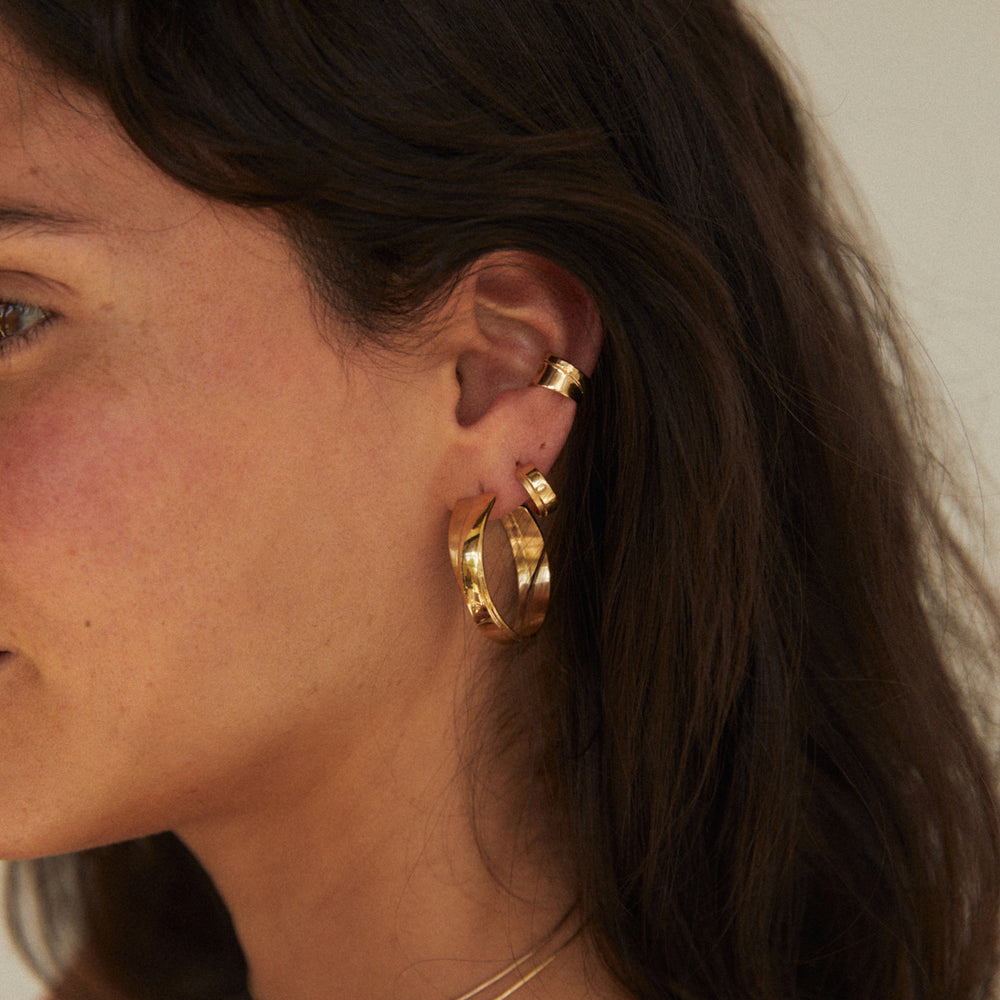 Fringe Hoops Classic | Gold