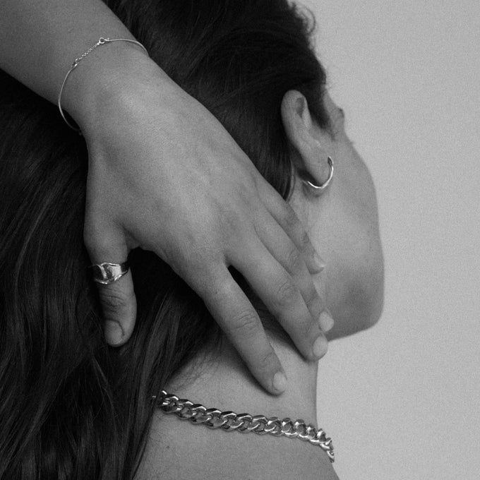 Narrow Flare Ring | Silver