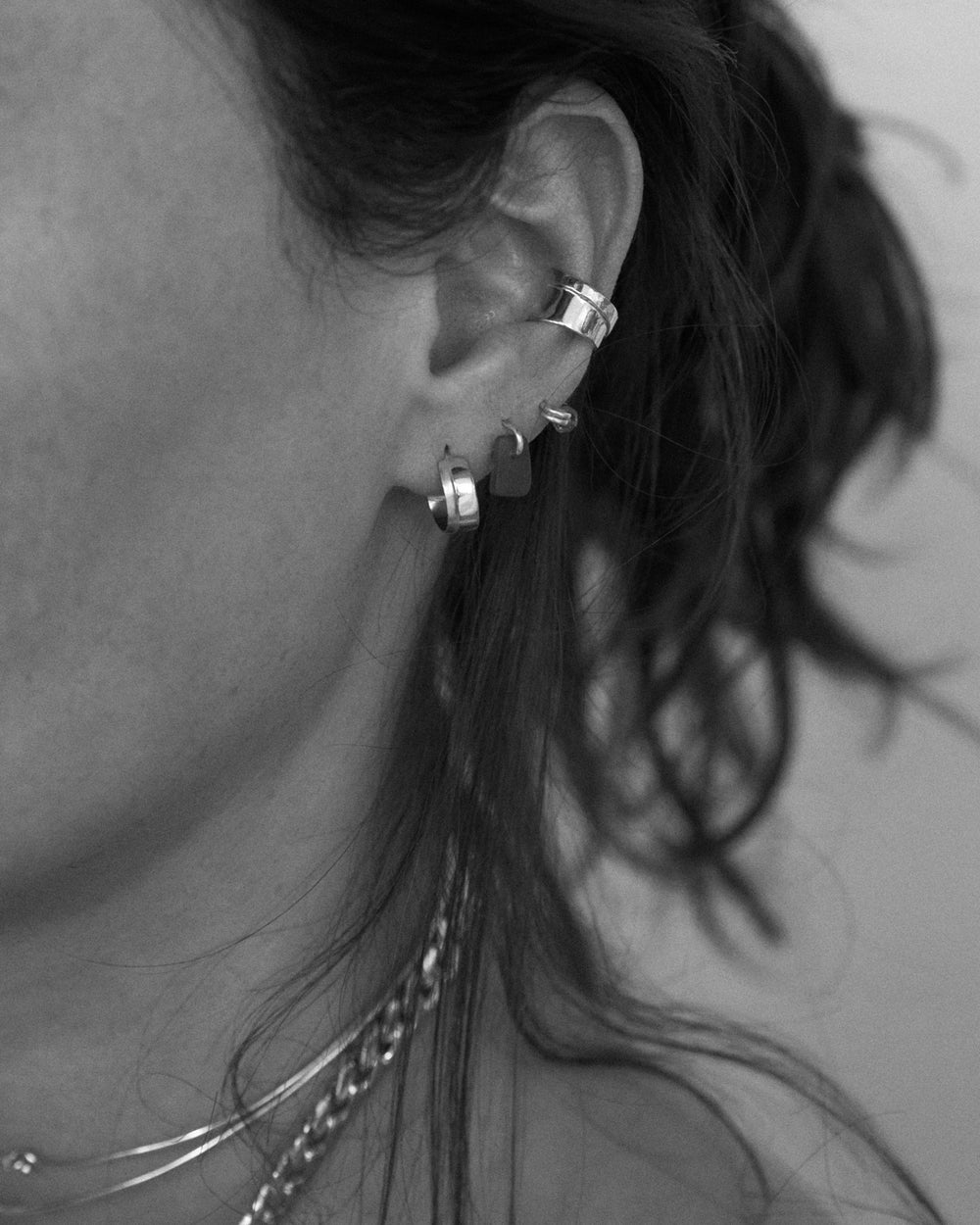Fringe Ear Cuff | Silver