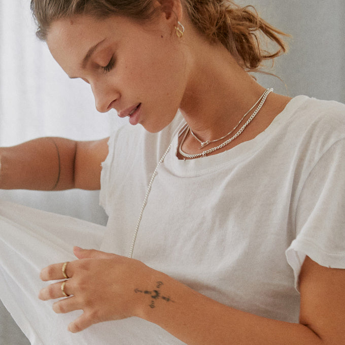 Link Earrings |  Gold