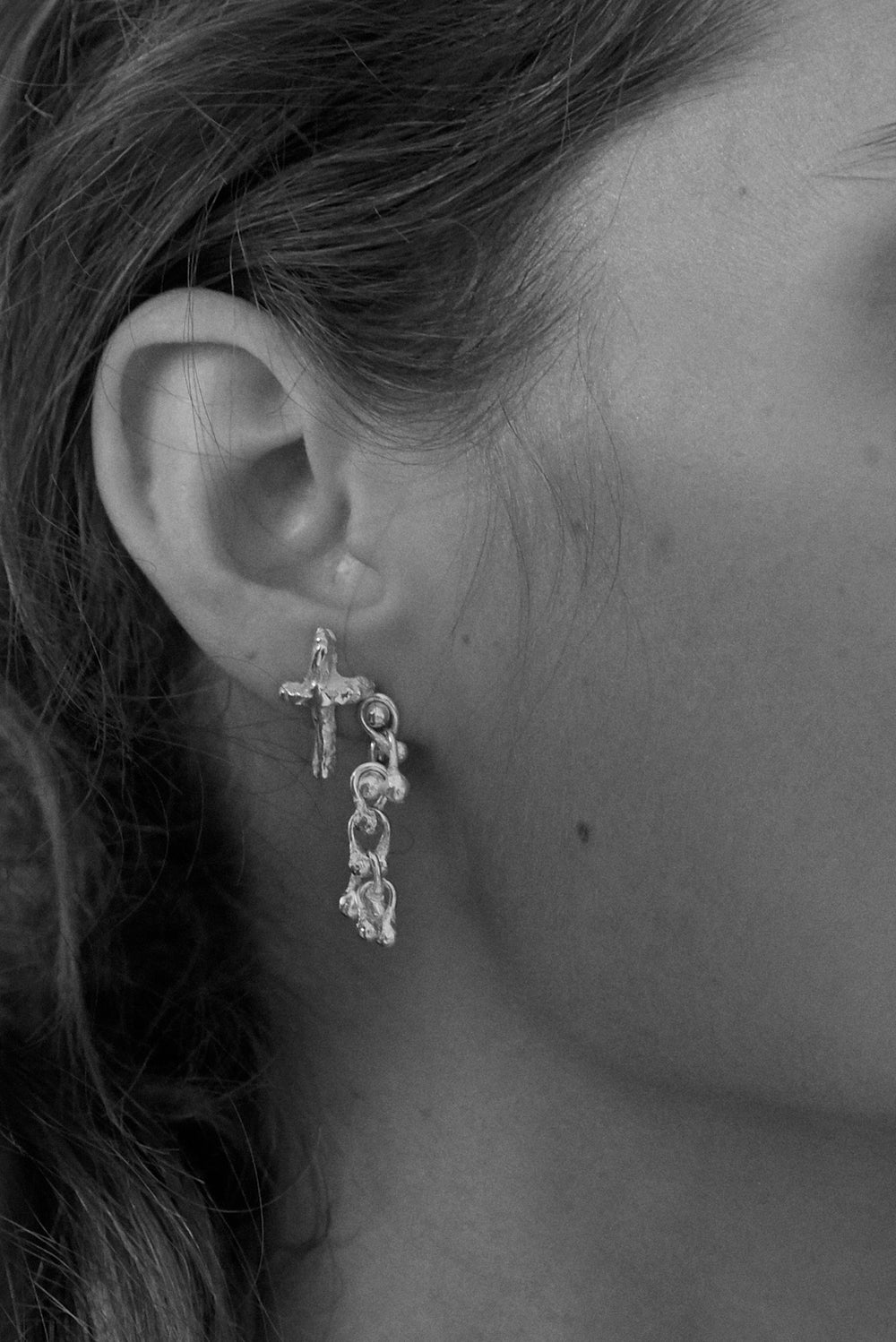 Chime Earrings Mini  |  Silver