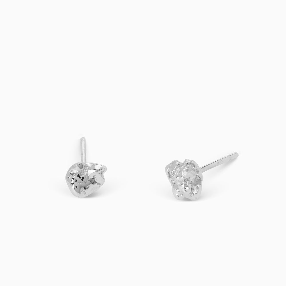 Ingot Studs | Silver