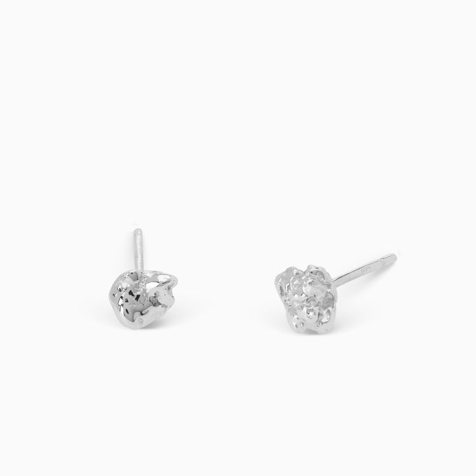 Ingot Studs | Silver