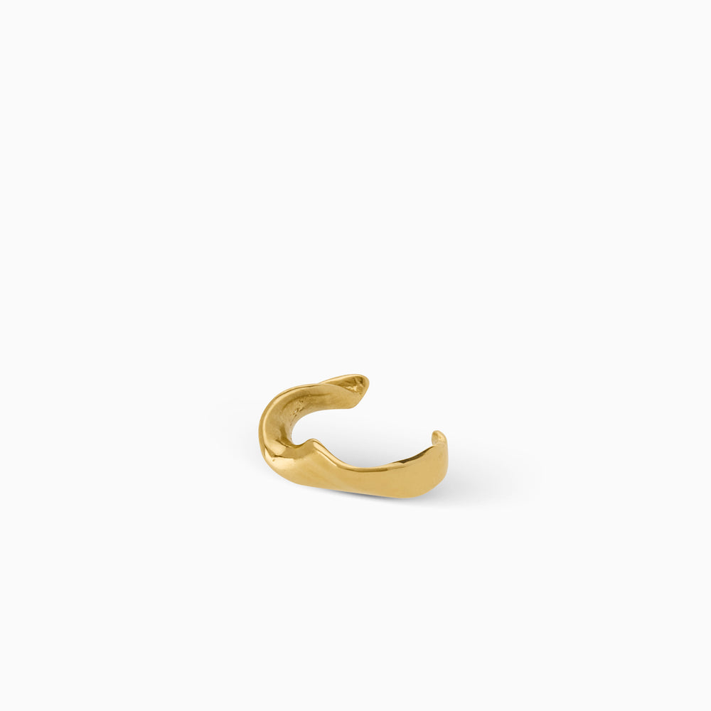 Wave Ear Cuff | Gold