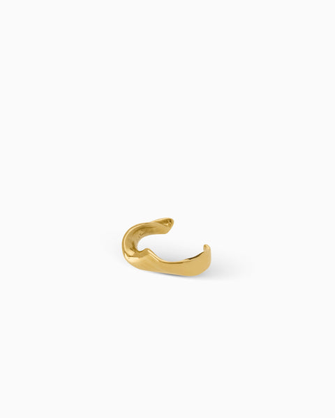 Wave Ear Cuff | Gold