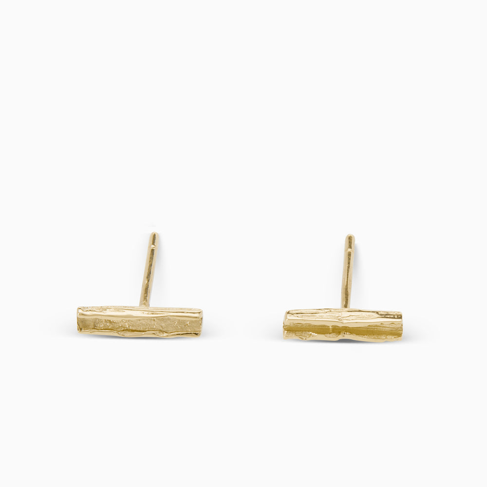 Folded Studs | Gold