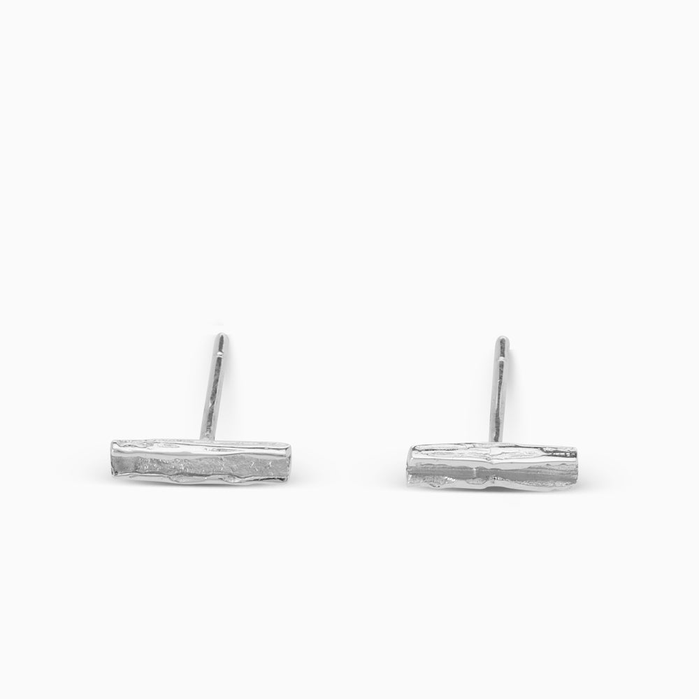 Folded Studs | Silver