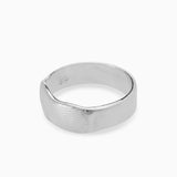 Impression Band Ring | Silver