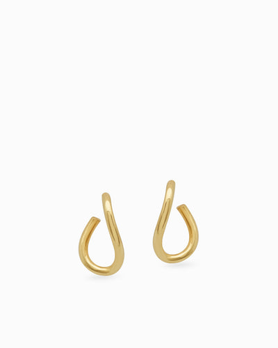 Link Earrings |  Gold
