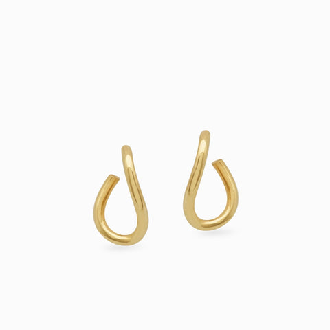 Link Earrings |  Gold