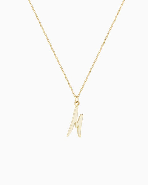 Letter Pendant | Solid Gold