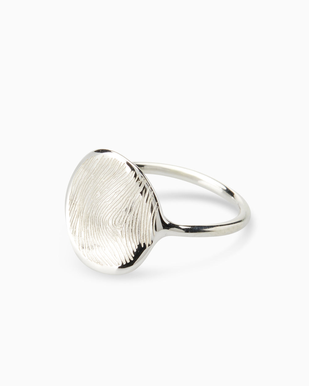 Laser Impression Ring | Silver