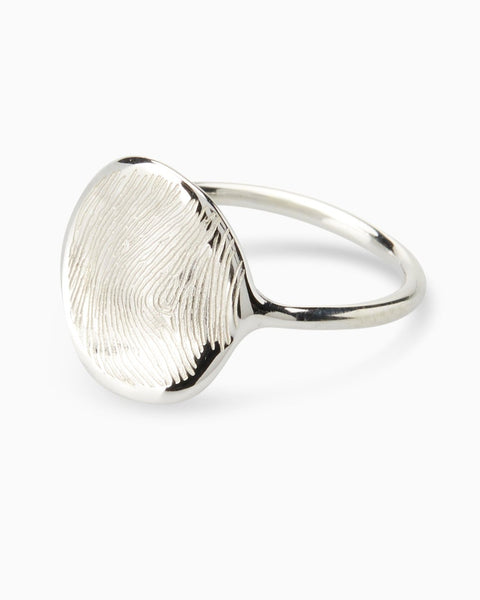 Custom Engraved Ring | Silver