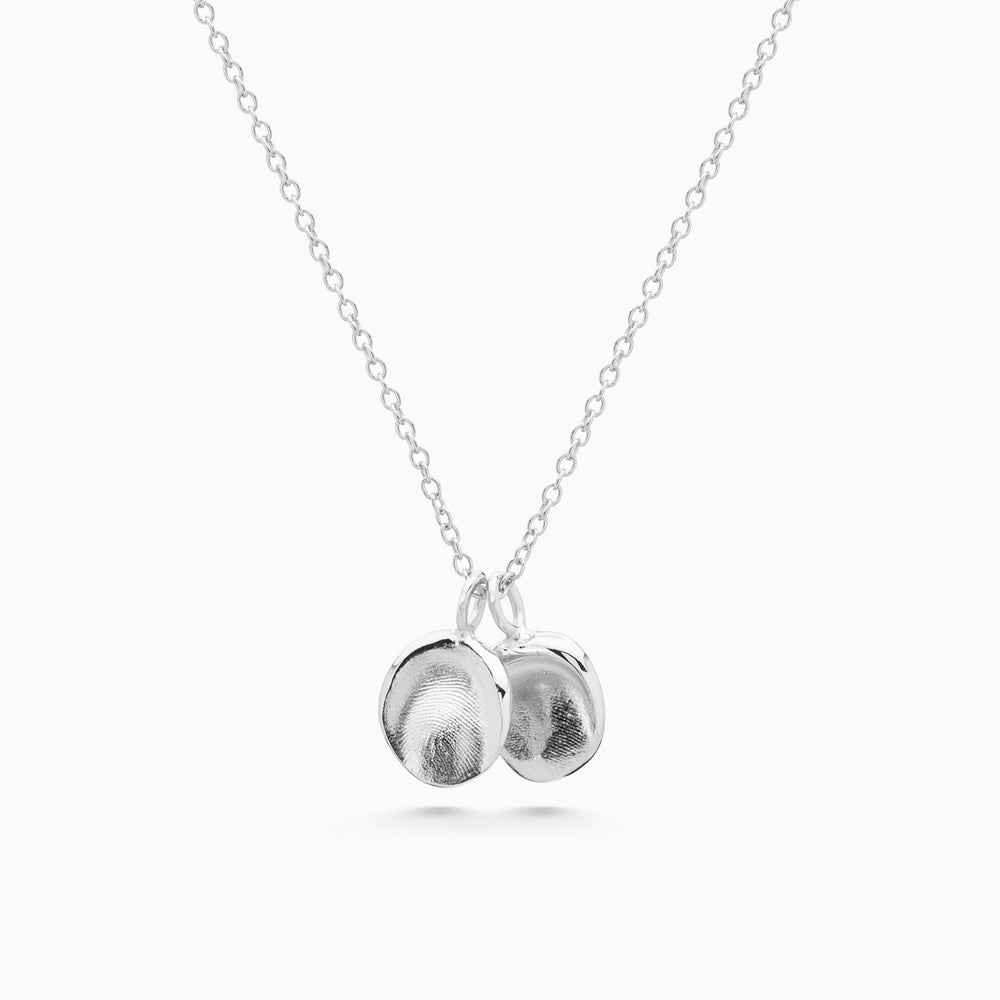 Impression Necklace | White Gold