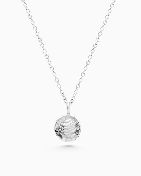 Impression Necklace | White Gold