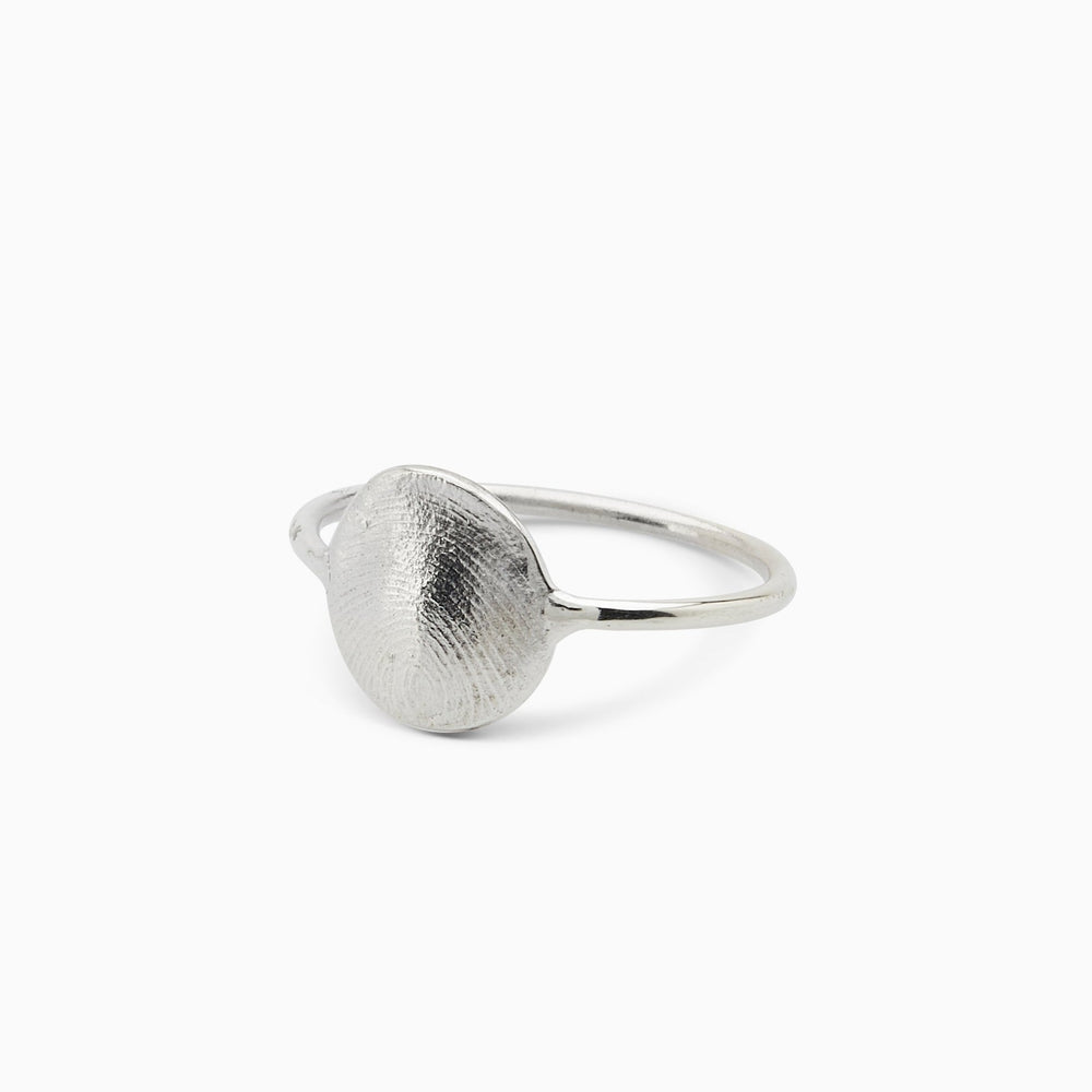 Impression Ring | White Gold