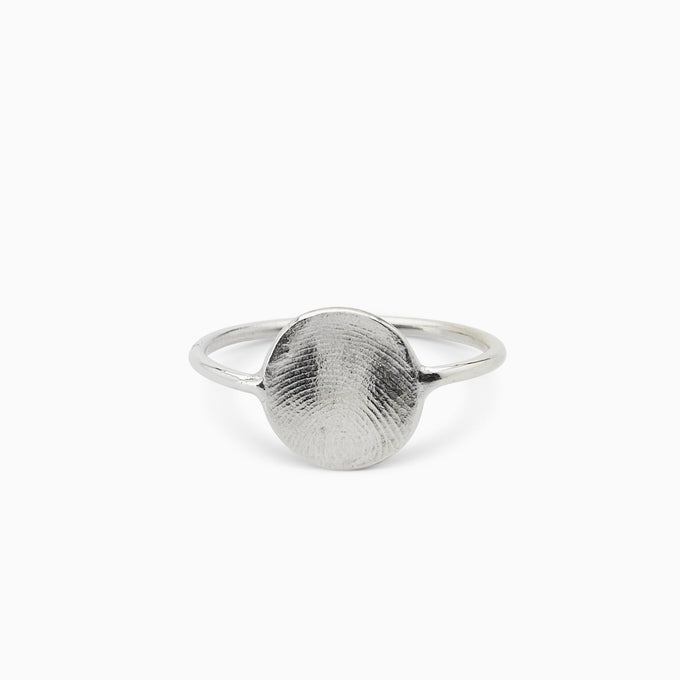 Impression Ring | White Gold