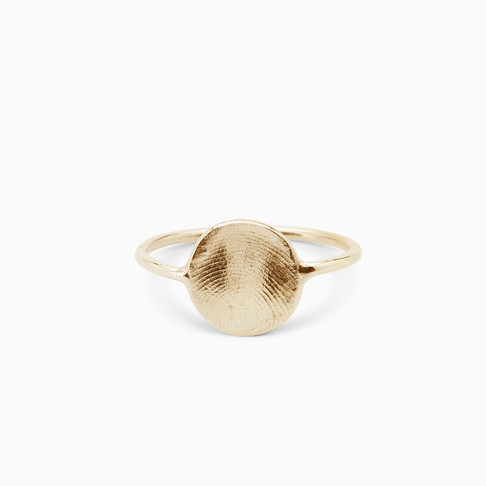 Impression Ring | Yellow Gold