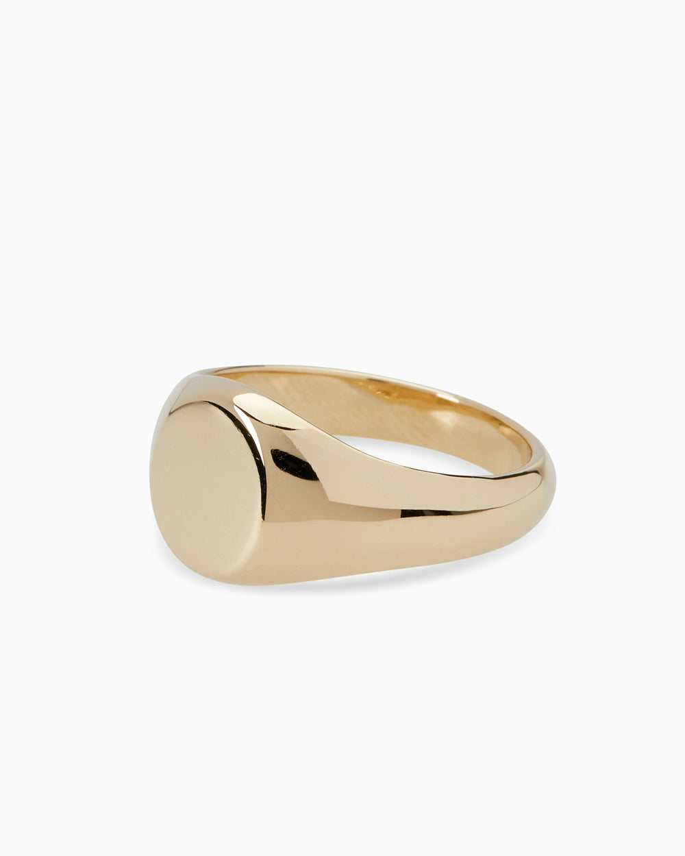 Custom Signet Ring Petite | Yellow Gold