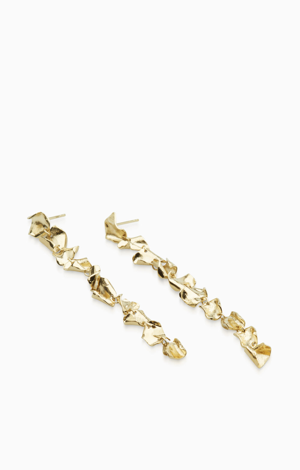 Mini Veil Earrings |  Gold