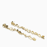 Mini Veil Earrings |  Gold