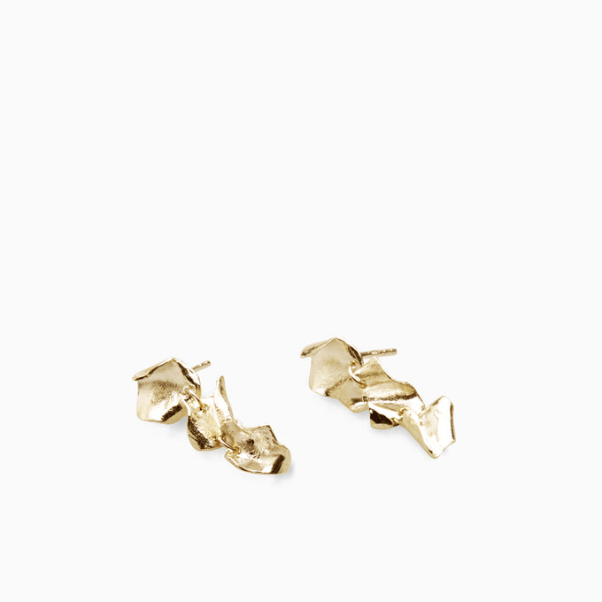 Mini Veil Earrings 2.0 |  Gold