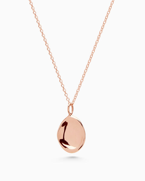 Custom Engraved Pendant | Rose Gold