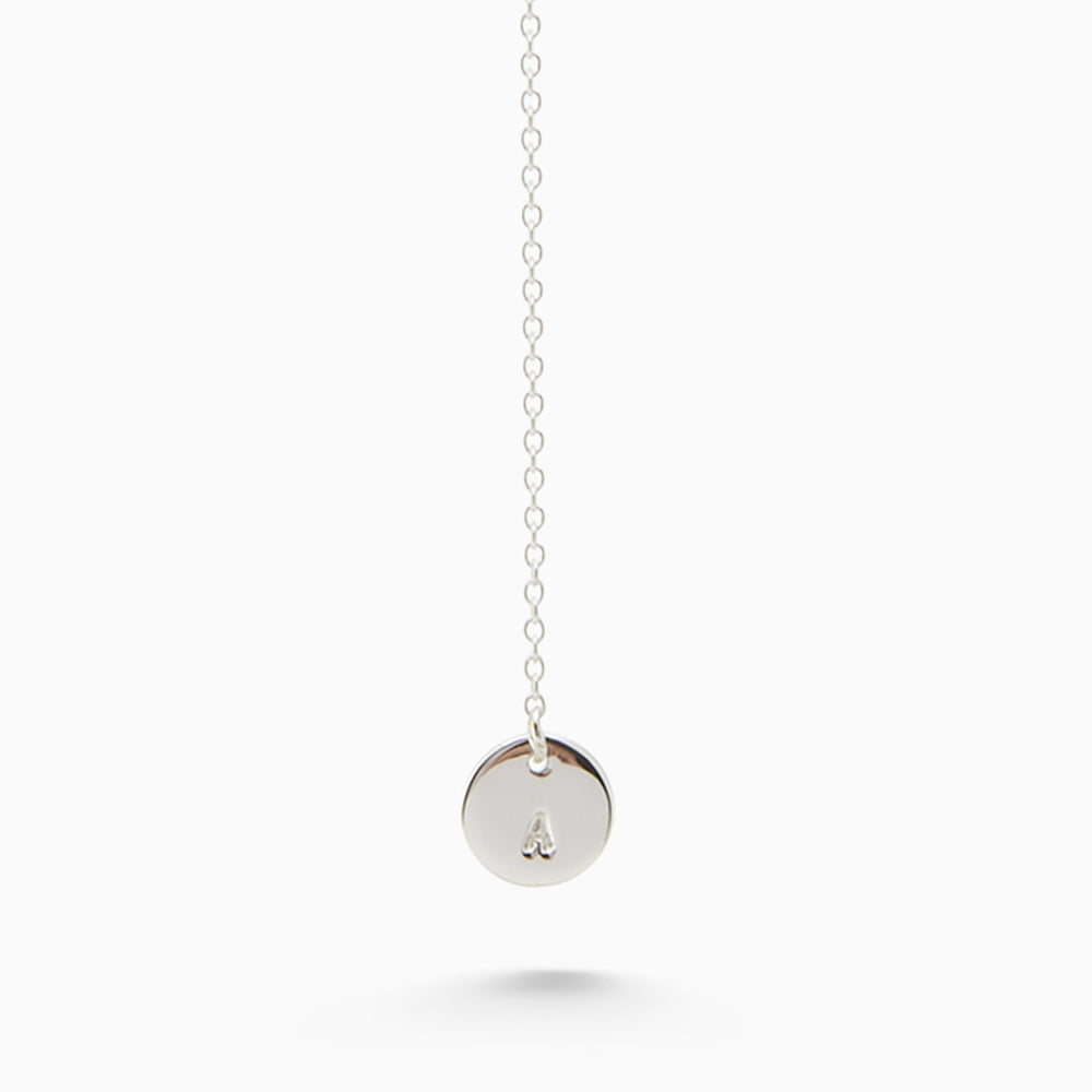 Personalised Drop Necklace | Silver