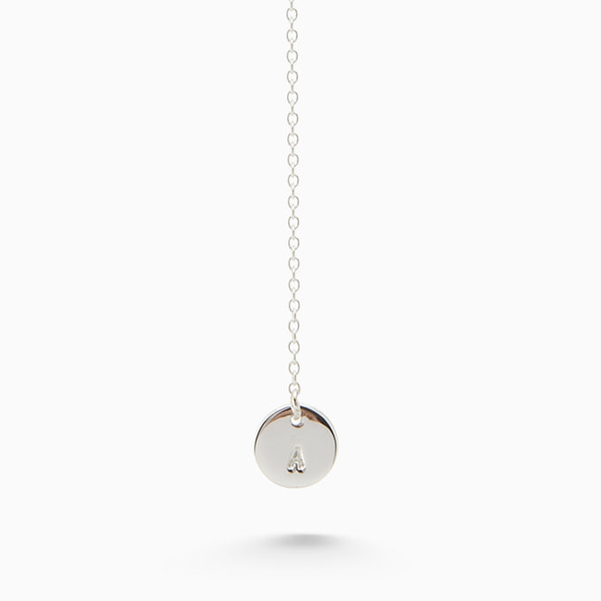 Personalised Drop Necklace | Silver