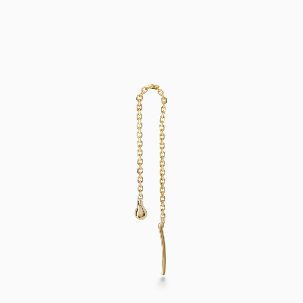 Weave Chain Earring | Solid Gold