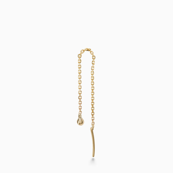 Weave Chain Earring | Solid Gold