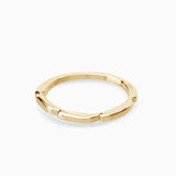 Delicate Trim Stack Ring | Solid Gold