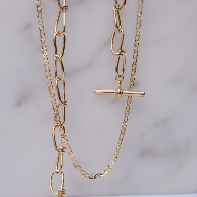 Infinity Necklace | Gold