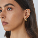 Flare Hoops | Gold