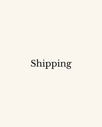 Additions: Shipping