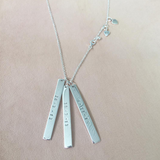 Vertical Tag Necklace
