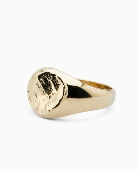 Impression™ Signet Ring | Yellow Gold