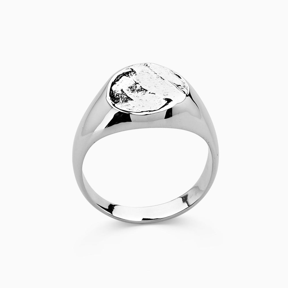 Impression Signet Ring | Silver