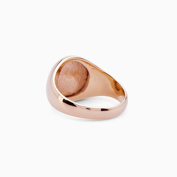 Impression Signet Ring | Rose Gold