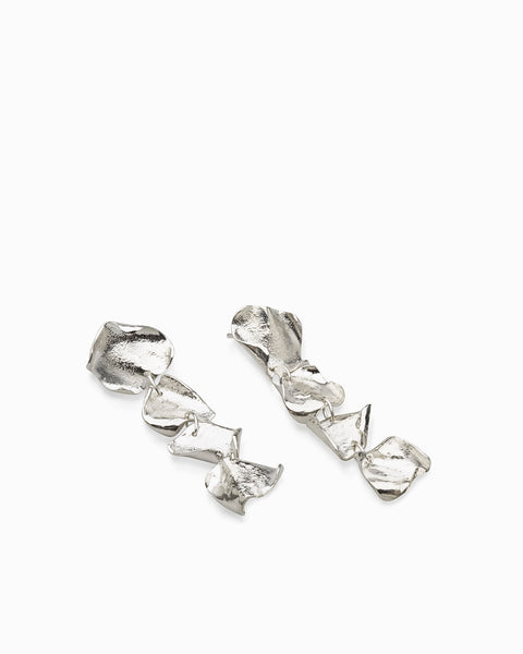 Veil Earrings | Silver