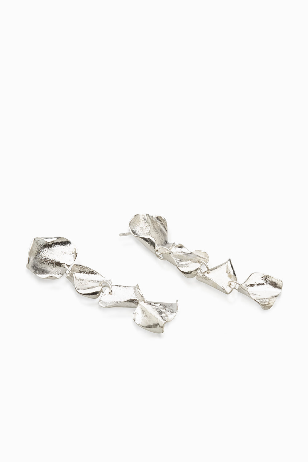 Veil Earrings | Silver