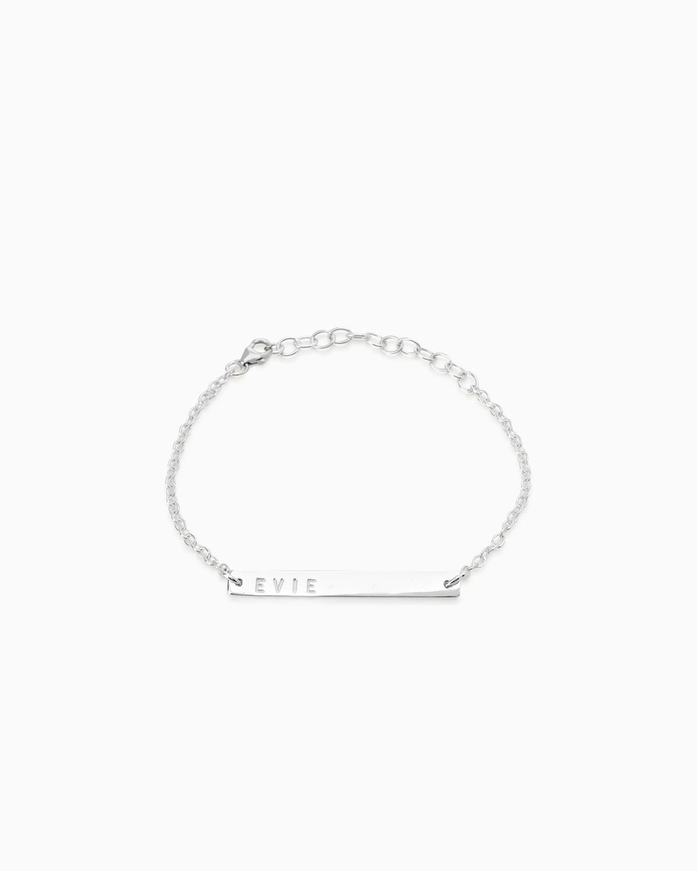 Personalised Tag Bracelet | Silver