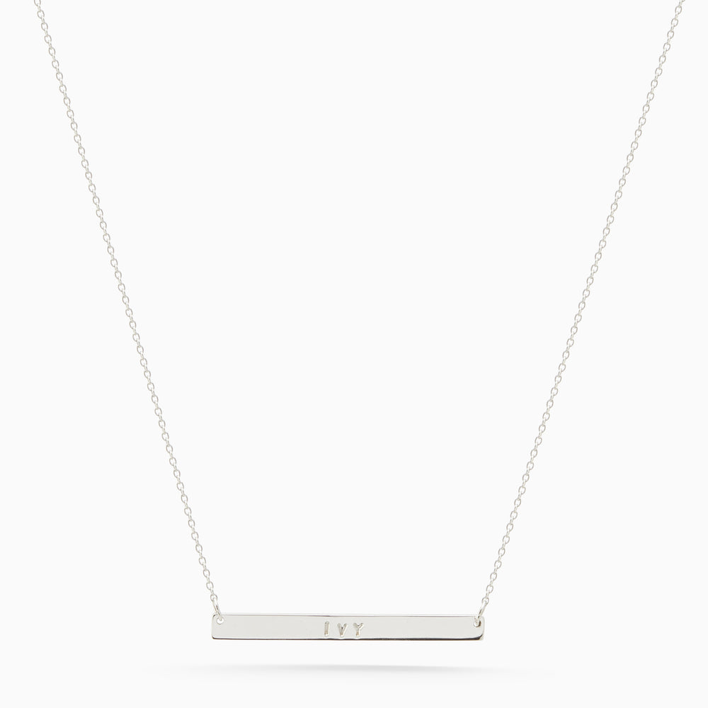 Personalised Tag Necklace | Silver