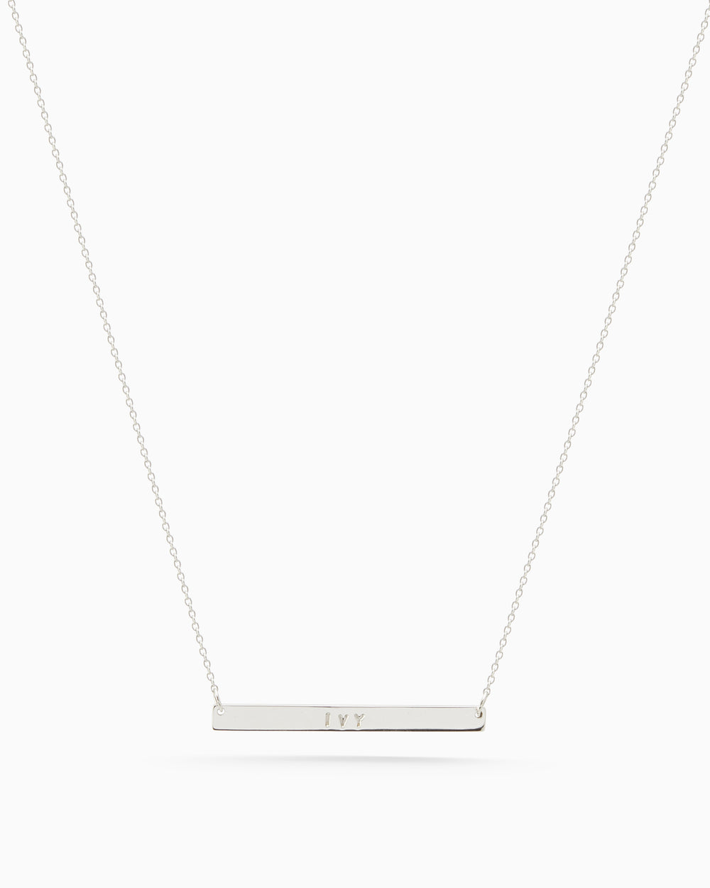 Personalised Tag Necklace | Silver