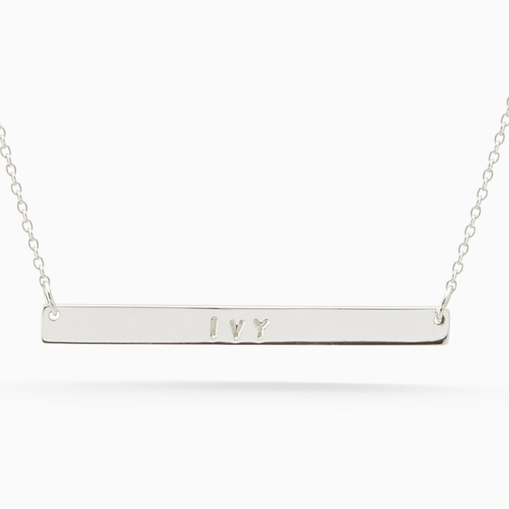 Personalised Tag Necklace | Silver