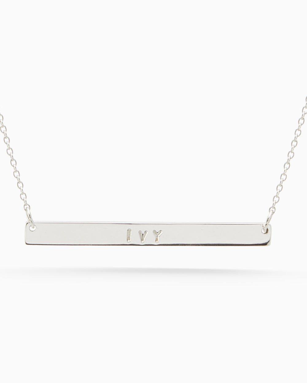 Personalised Tag Necklace | Silver