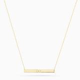 Personalised Tag Necklace | Yellow Gold