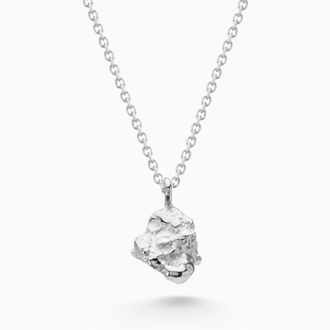 Ingot Necklace | Silver