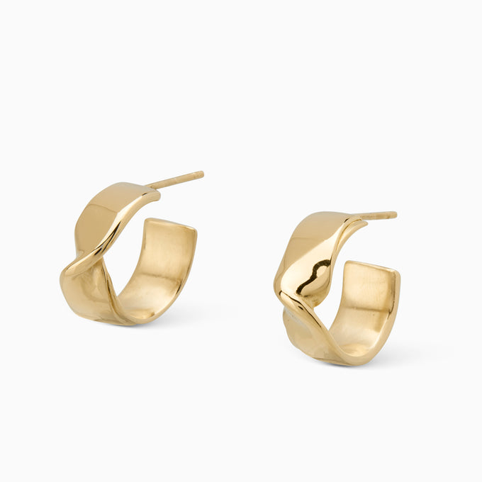 Twist Hoops | Gold