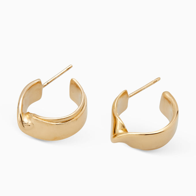 Twist Hoops | Gold